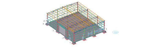 Detailed structural steel plans